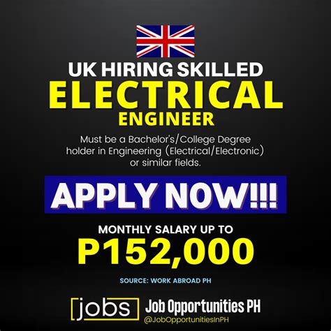 Electrical Engineer Jobs in Philippines (Updated Daily) .